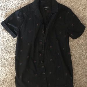 PacSun Rose Button Up Dress Shirt